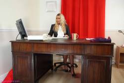 Heidi at Her Desk and in Charge 227 picsz77jfnhhly.jpg